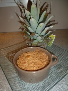 crumble ananas