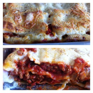 Lasagne boeuf maison