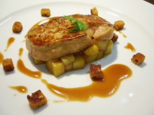 exemple de plat avec une sauce pain d'épice (j'ai oublié de prendre la mienne en photo lol)