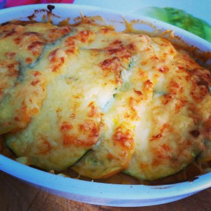 parmentier gratinée de patate douce