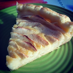 flan aux pommes