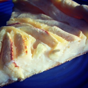 flan léger aux pommes