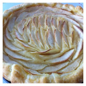 flan aux pommes