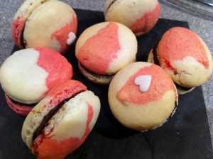 macaron bi-couleur