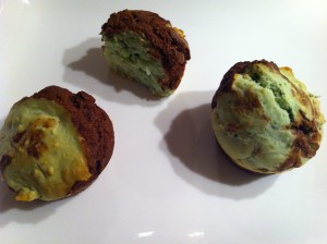 muffin menthe chocolat