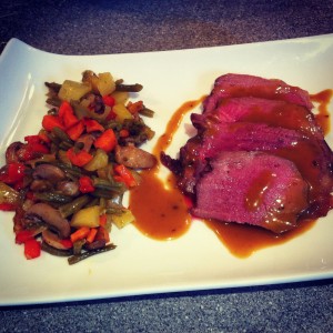 gigot agneau miel curry