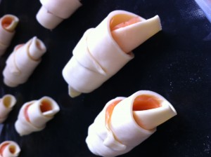 croissant saumon fumé