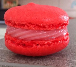 macaron coquelicot