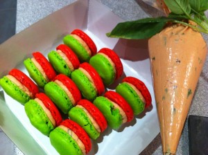 macaron tomate basilic