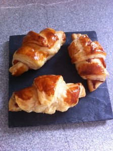mini croissant saumon