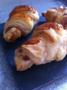 mini croissant saumon fumé