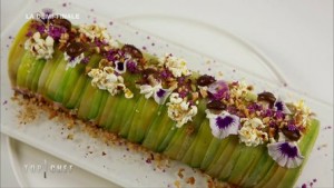 buche foie gras figue d'olivier top chef
