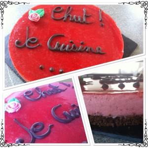 bavarois fraise chocolat