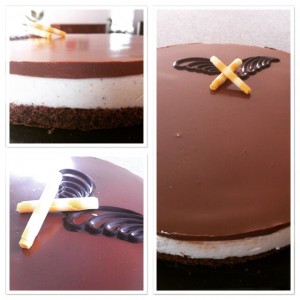 bavarois chocolat vanille