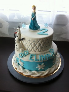 gateau reine des neige
