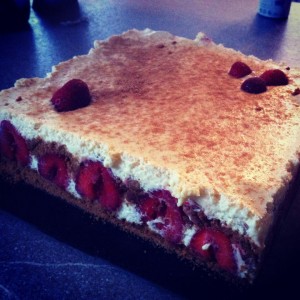 tiramisu speculos fraise