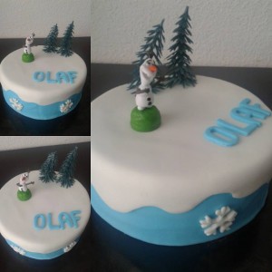 cake design olaf