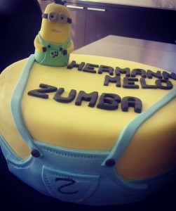 cake design zumba hermann melo
