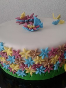 gateau fleuri