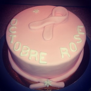 gateau octobre rose