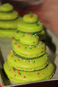 macaron en sapin pistache