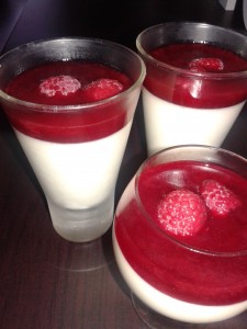 panacotta framboise