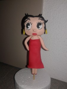 betty boop pâte à sucre